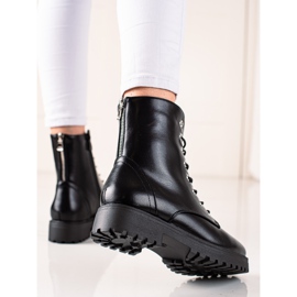 Bestelle Tramperos clásicos con cremallera decorativa negro 2