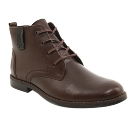 Polbut Zapatos de invierno para hombre C20F marrón oscuro 8