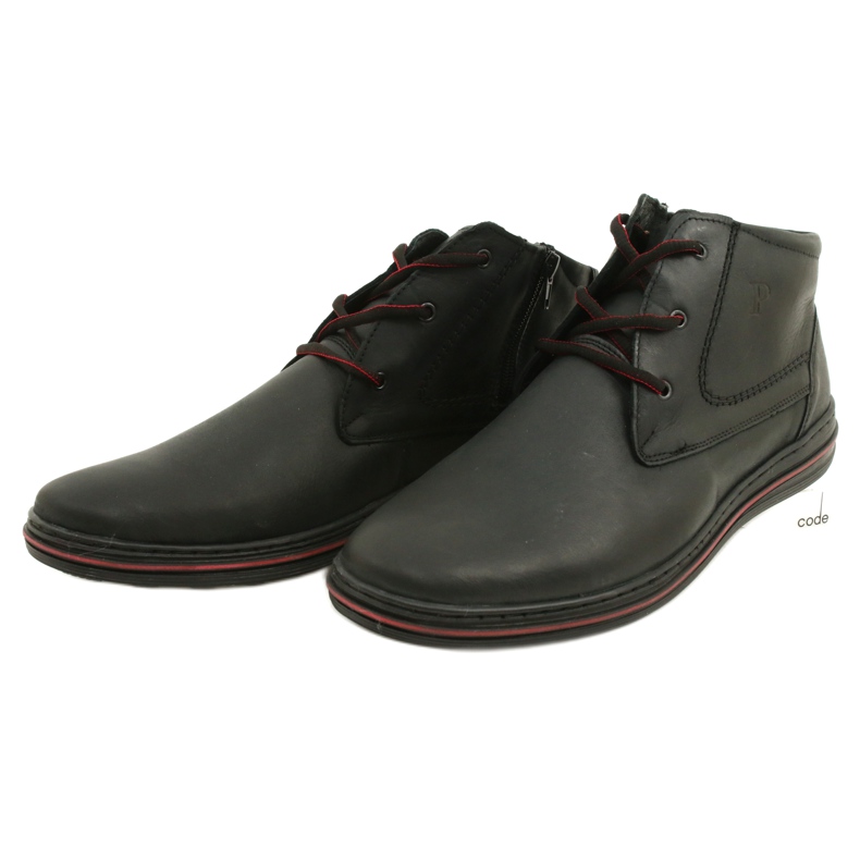 Polbut 339 zapatos negros de hombre 3