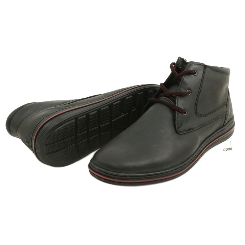 Polbut 339 zapatos negros de hombre 4