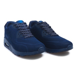 Zapatos deportivos negros para hombre 5586-3 azul marino 1 Zapatos deportivos negros para hombre 5586-3 azul marino 1
