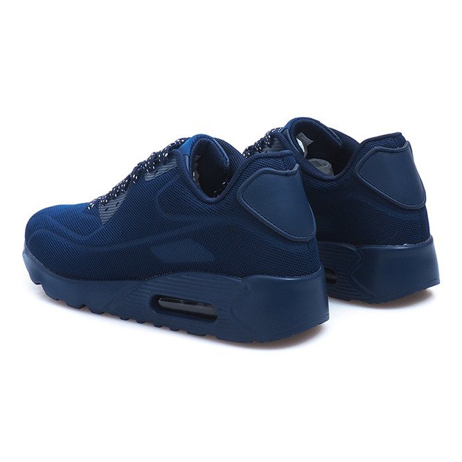 Zapatos deportivos negros para hombre 5586-3 azul marino 2 Zapatos deportivos negros para hombre 5586-3 azul marino 2