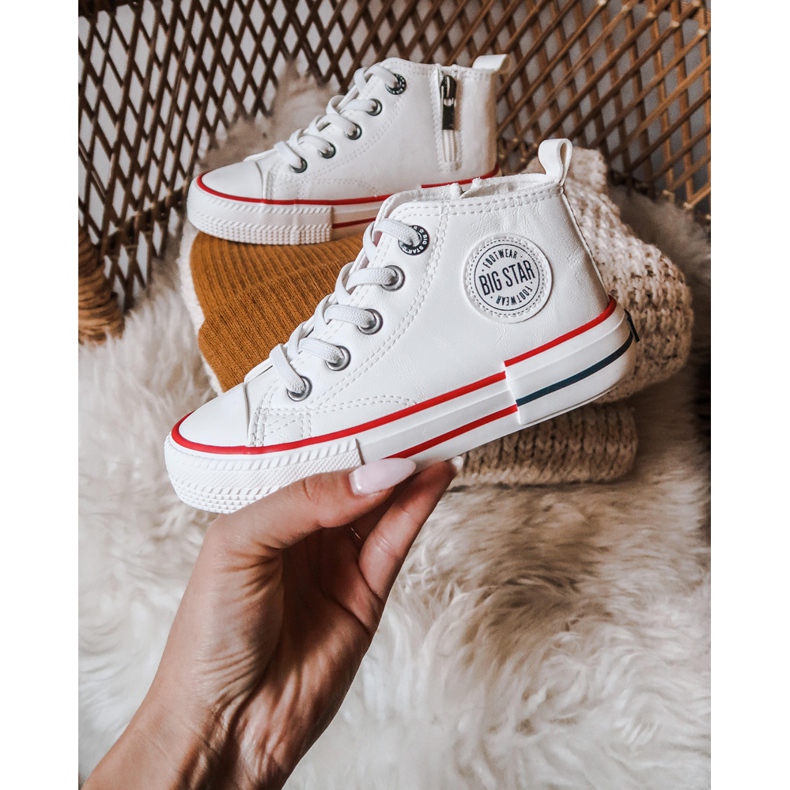 Zapatillas altas para niños Big Star II374004 Blanco ['blanco'] 2
