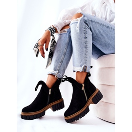 PA2 Botas cálidas negras Cadence con cierre de cremallera negro 2
