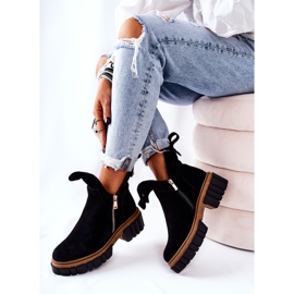 PA2 Botas cálidas negras Cadence con cierre de cremallera negro 1