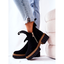 PA2 Botas cálidas negras Cadence con cierre de cremallera negro 5
