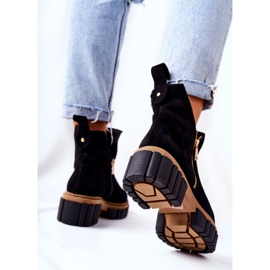 PA2 Botas cálidas negras Cadence con cierre de cremallera negro 7
