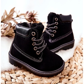 Botas Trappers Infantiles Milos Negras negro 3