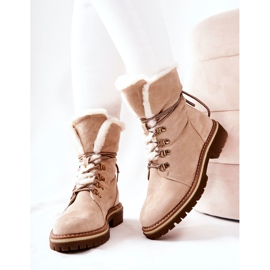 Botas Warm Trappers Beige Nelby 4