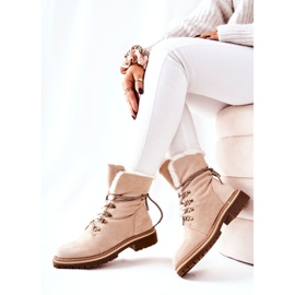 Botas Warm Trappers Beige Nelby 6
