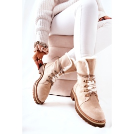 Botas Warm Trappers Beige Nelby 8
