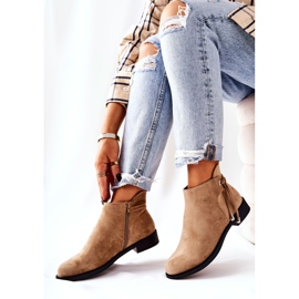 Botas Mujer Ante Beige Numbero 1 Botas Mujer Ante Beige Numbero 1