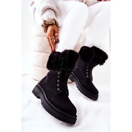 Botas Calientes Con Piel Farley Negra negro 1 Botas Calientes Con Piel Farley Negra negro 1