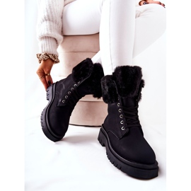 Botas Calientes Con Piel Farley Negra negro 2 Botas Calientes Con Piel Farley Negra negro 2