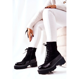 Botas Altas En Cremallera Solutia Negra negro 2