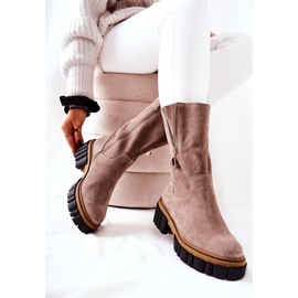 PA2 Botas de piel con aislamiento Cappucino Souffle multicolor 1