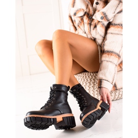 Seastar Botas tramperos en la plataforma negro 2