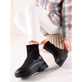 Seastar Botas sin cordones con calcetín negro 1