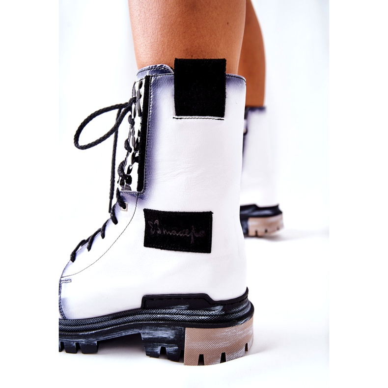 Botines Piel Botas Calientes Maciejka Blanco 05113-11 negro 1