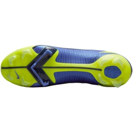 Zapatos de fútbol Nike Mercurial Vapor 14 Elite Fg M CQ7635 574 azul azul 3