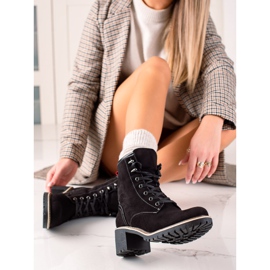 Goodin Botas cómodas de tacón alto negro 2 Goodin Botas cómodas de tacón alto negro 2