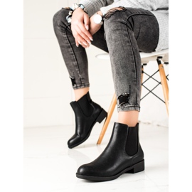 TRENDI Botas Chelsea clásicas negro 2