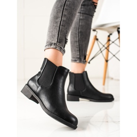 TRENDI Botas Chelsea clásicas negro 3
