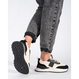Deportivas mujer negras y beige. negro 3