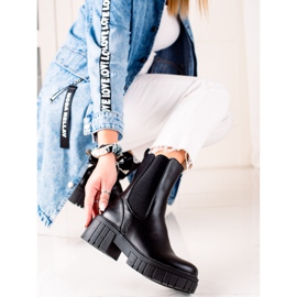 Seastar Botas negras en la plataforma negro 2 Seastar Botas negras en la plataforma negro 2