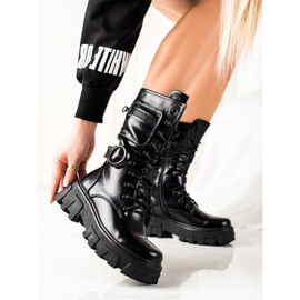 TRENDI Botas Rock Black negro 2