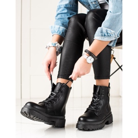 TRENDI Tramperos negros con cremallera 2 TRENDI Tramperos negros con cremallera 2