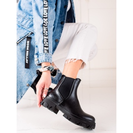 Bestelle Botines Chelsea negros en la plataforma 2