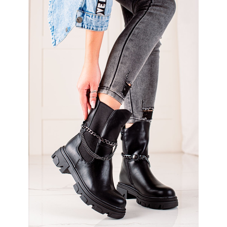 Gogo Altos trabajadores calentados negro 1