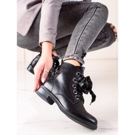 Evento Botas con encuadernación decorativa negro 3