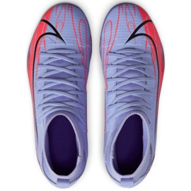 Zapatillas de fútbol Nike Mercurial Superfly 8 Club Km Mg Jr DB0925 506 rosado morado violeta 1