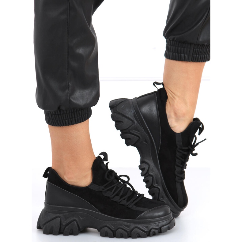 Zapatillas deportivas Huggy Black de suela alta negro 1