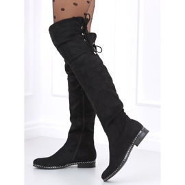 Botas de montar de mosquetero negras Dotta negro 2
