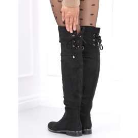 Botas de montar de mosquetero negras Dotta negro 4