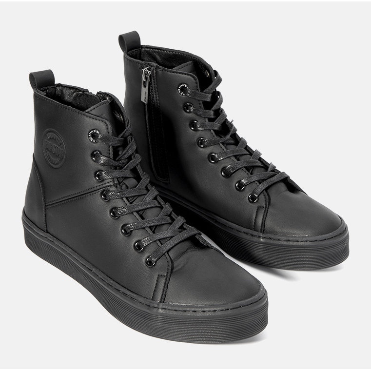 Zapatos deportivos Big Star negro metalizado para hombre 1
