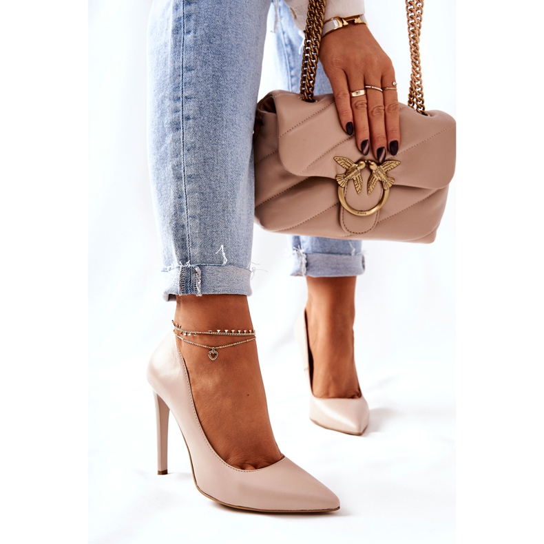 Classic Monnari 0180-015 Tacones beige 1