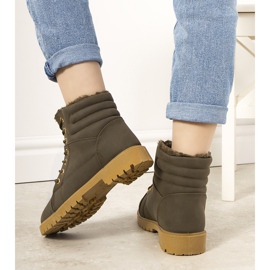 Botas de mujer con aislamiento verde Mazzanti 2