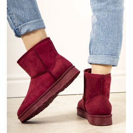 Botas de nieve con ribete de piel Red Lucilla rojo 1