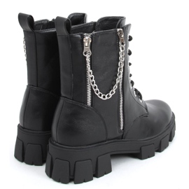 Botas con cadena Eline Black negro 3