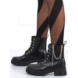 Botas con cadena Eline Black negro 6