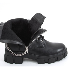 Botas con cadena Eline Black negro 5