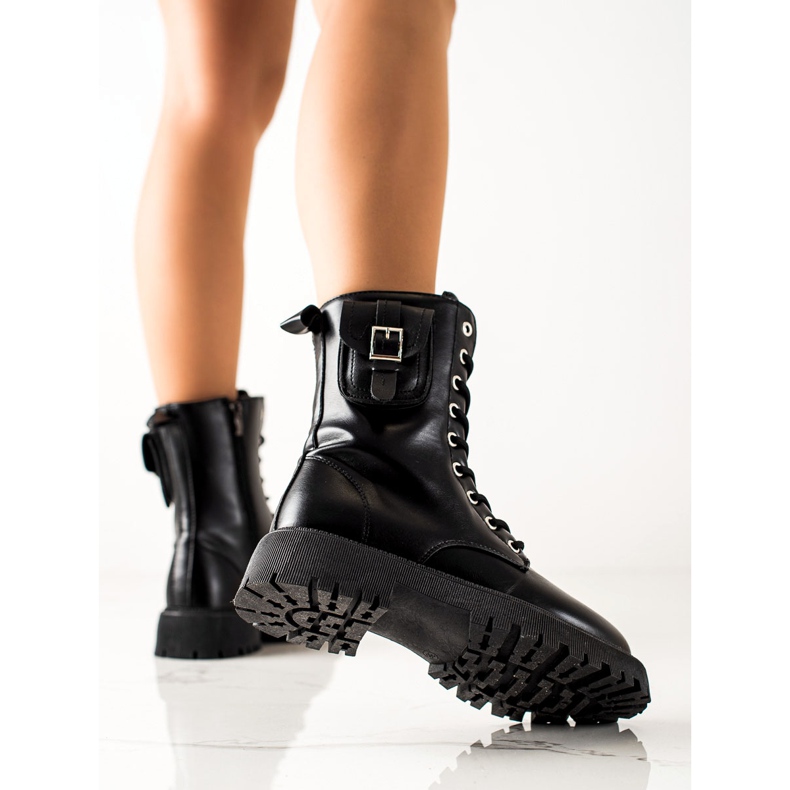 Groto Gogo Tramperos elegantes con bolsillo negro 1 Groto Gogo Tramperos elegantes con bolsillo negro 1