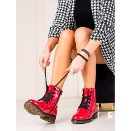 Evento Botas lacadas rojas rojo 2