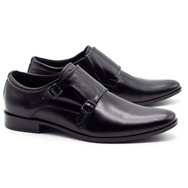 Olivier Zapatos de cuero para hombres monjes 287l negro 2 Olivier Zapatos de cuero para hombres monjes 287l negro 2