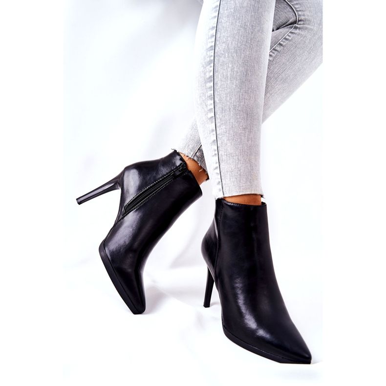 Botas De Mujer Con Tacón Alto Sergio Leone BT501 negro 2