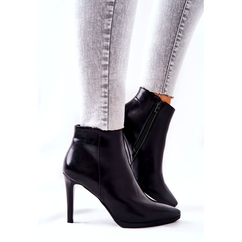 Botas De Mujer Con Tacón Alto Sergio Leone BT501 negro 3